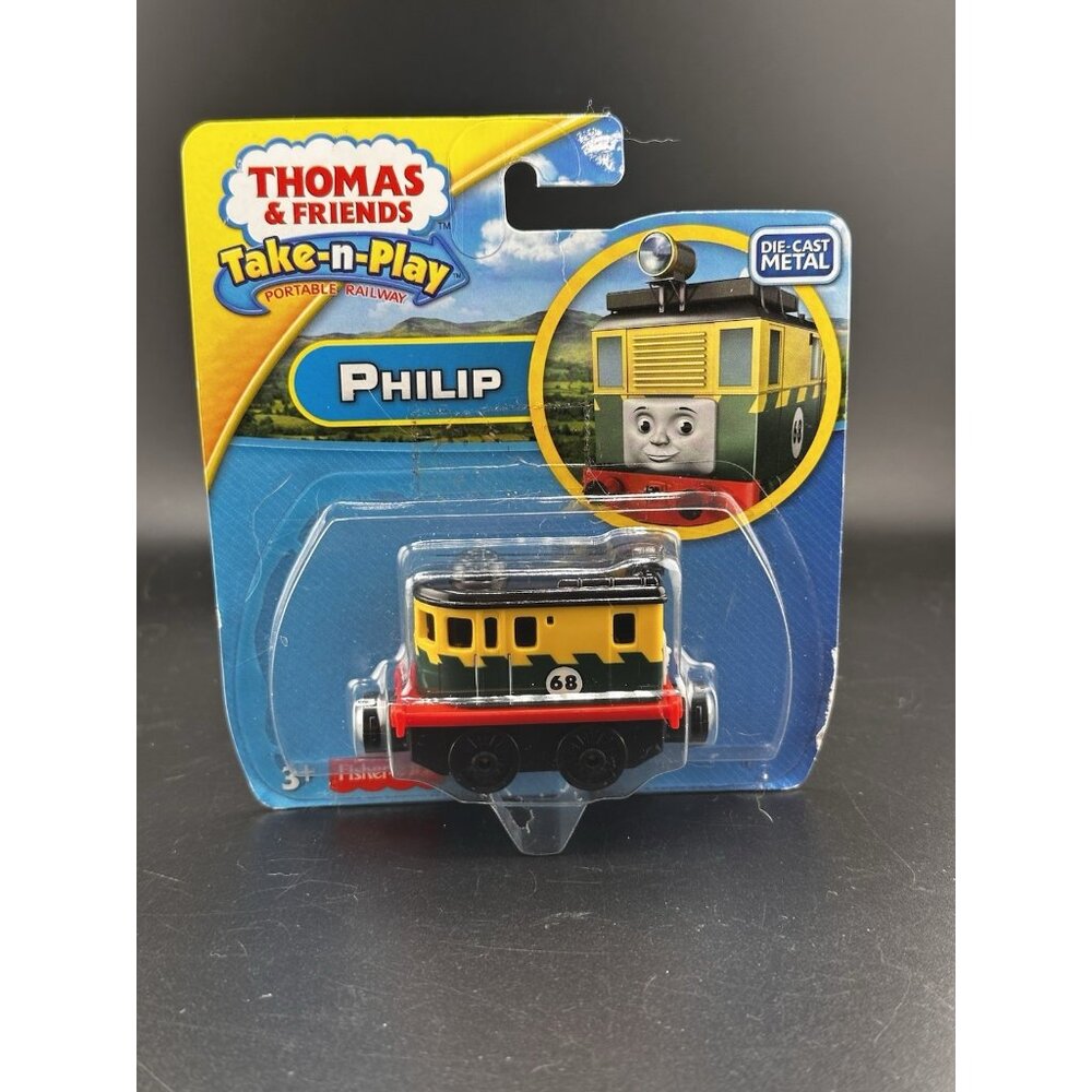 Thomas & Friends Take-n-Play Along DieCast Philip Train Sealed On Card